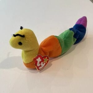 Viral Inch the Worm Beanie Baby 90s 2000s Toy Tumblr Famous